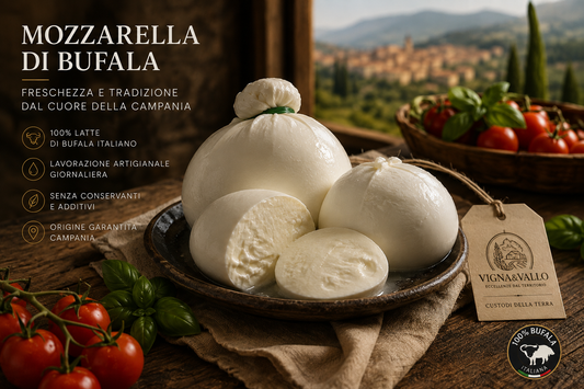 Mozzarella au lait de bufflonne d'Aversa 500g