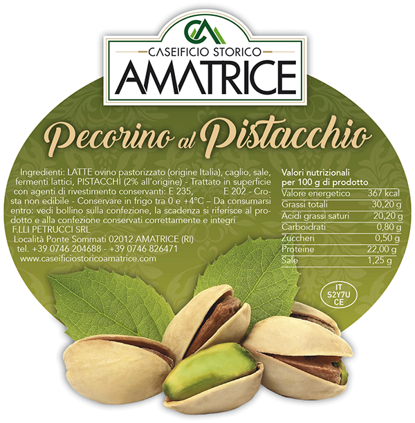 Pecorino aux pistaches