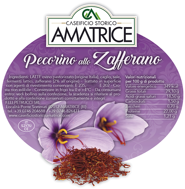 Pecorino au safran